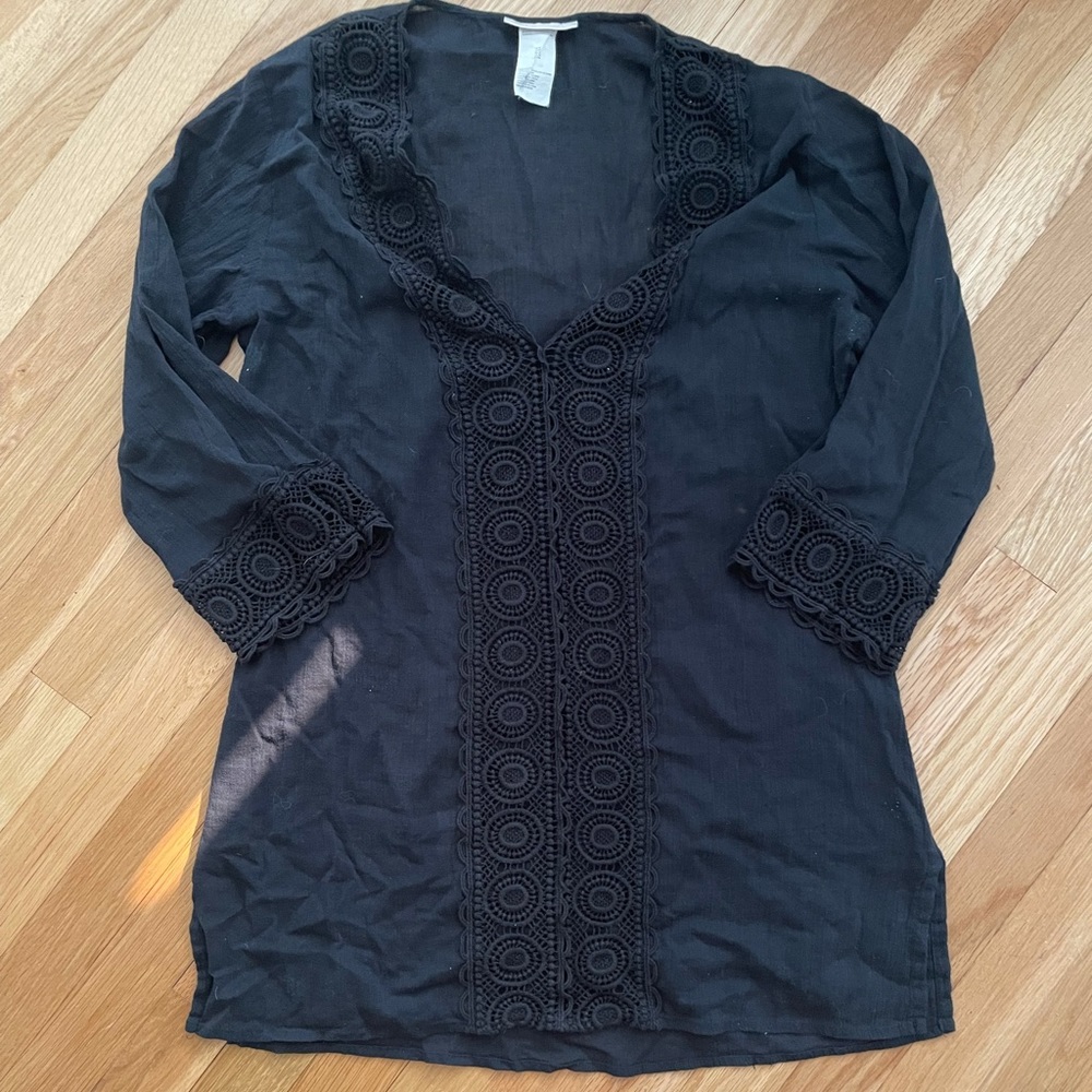 La Blanca Black swim cover up